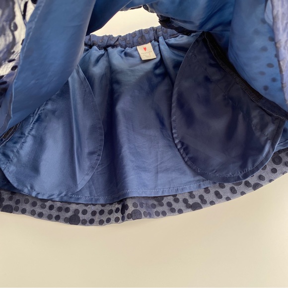 Crewcuts Navy Ruffle Dot Skirt - Picture 3 of 9